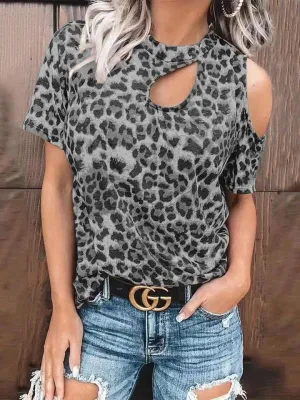 Alluring Leopard Print Top