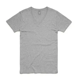 AS Colour Men's Grey Marle Tarmac V-Neck Tee