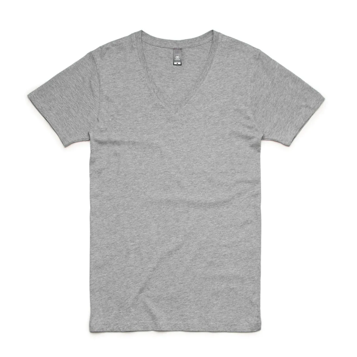 AS Colour Men's Grey Marle Tarmac V-Neck Tee