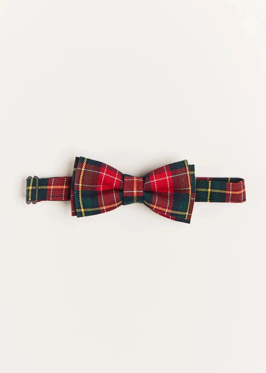 Belgravia Tartan Bow Tie in Red