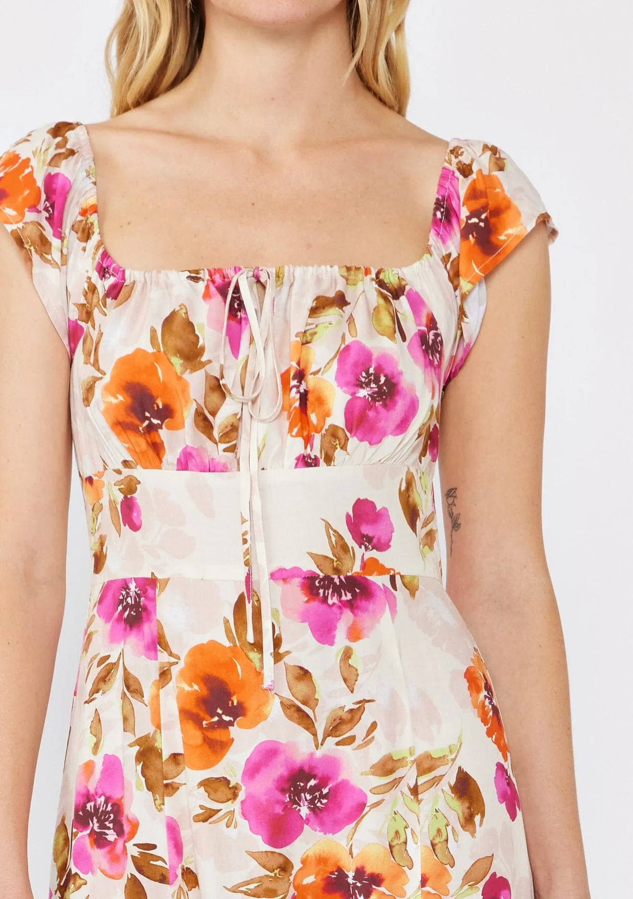 Blushing Meadow Maxi Dress