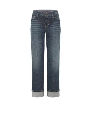 Cambio Paris Straight Leg Roll Hem Jenas