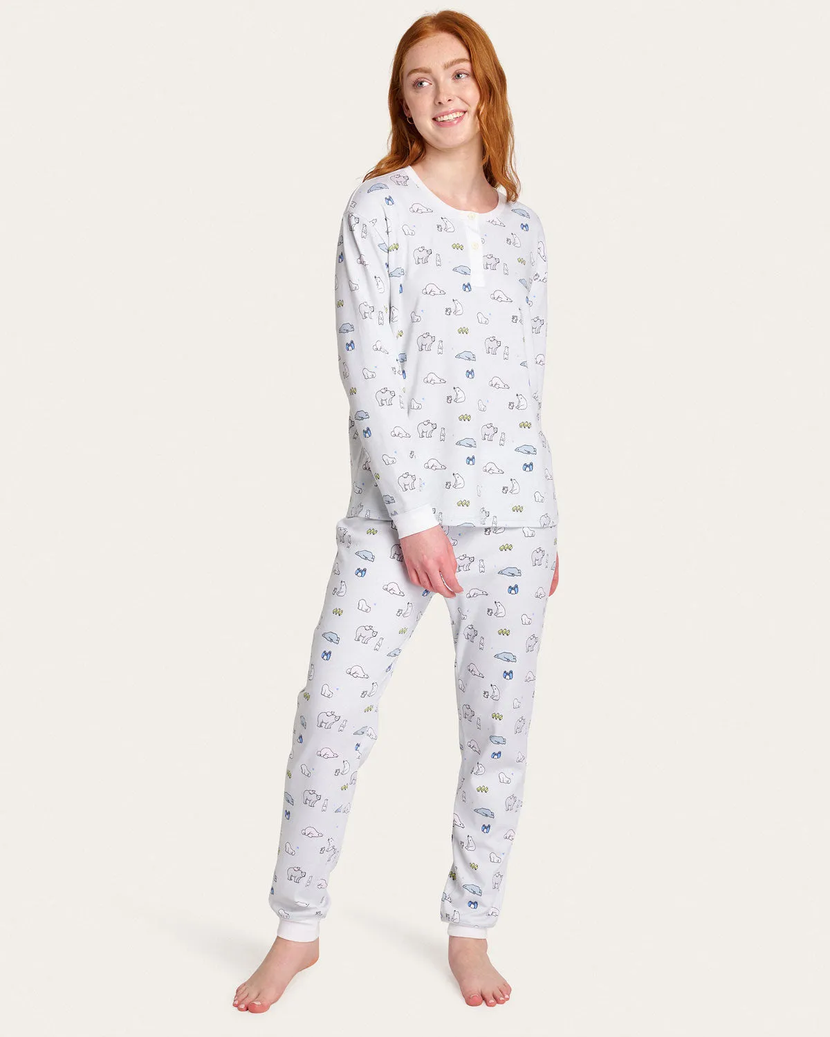 Evan PJ Set in Fuzzy Love