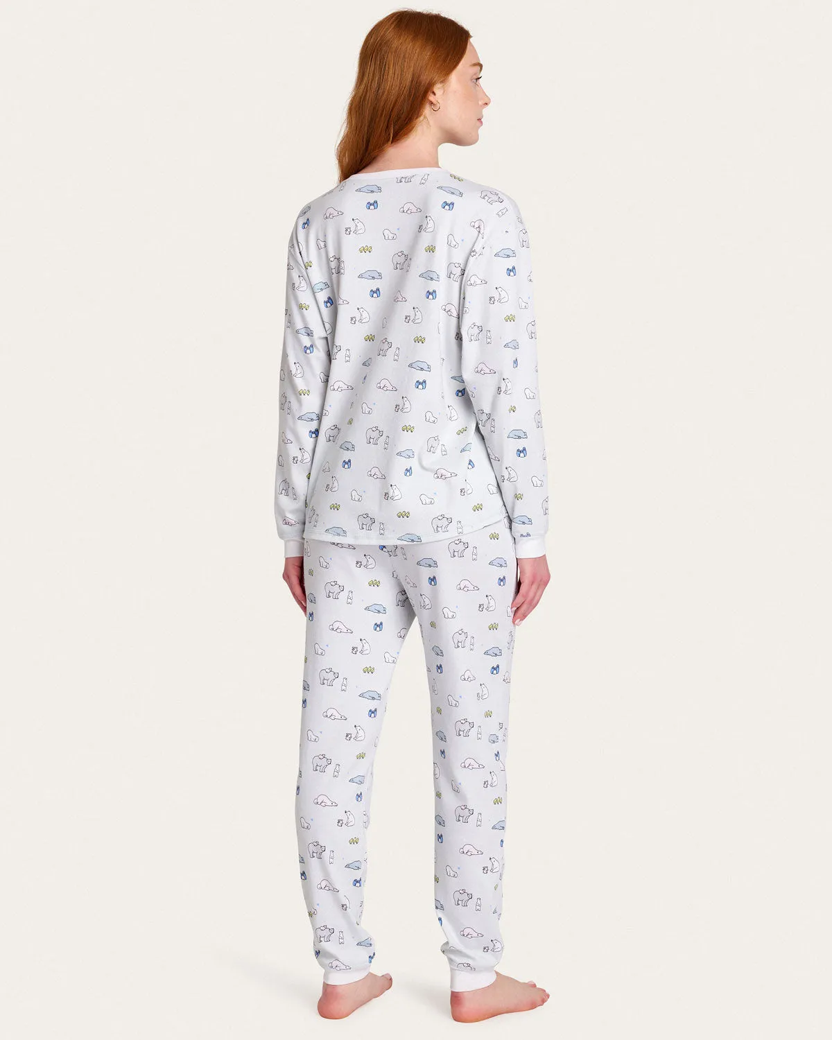 Evan PJ Set in Fuzzy Love