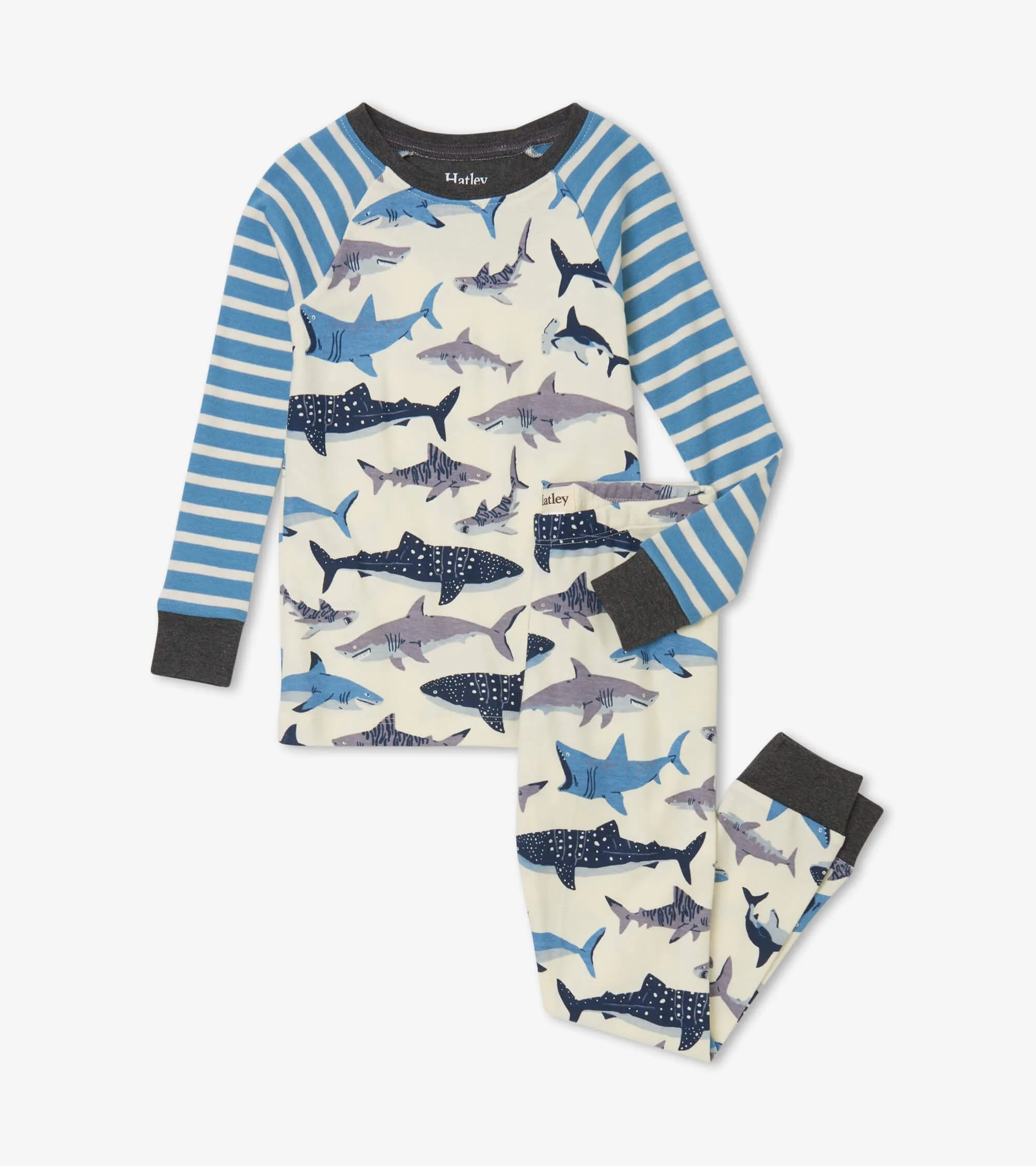 Hatley Pajama Set - Shark School