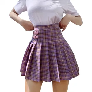 High Waist Summer Pleated Skirt