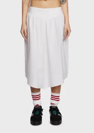 India Midi Skirt - White