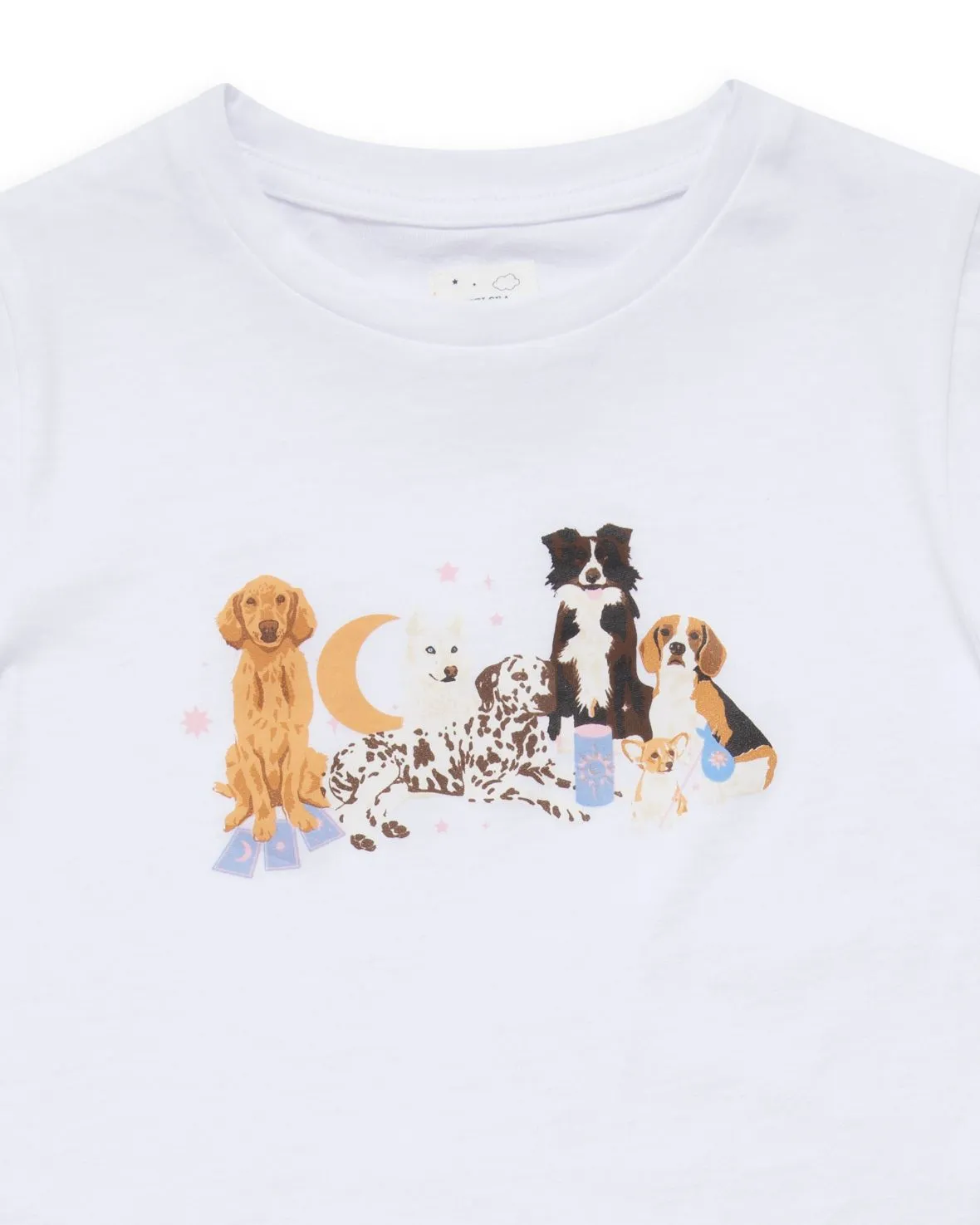 Kids Mystic Dogs Print Long Pyjama Set