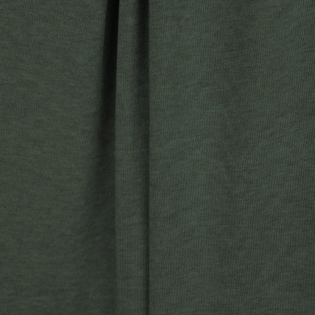 lyocell/wool stretch jersey - loden