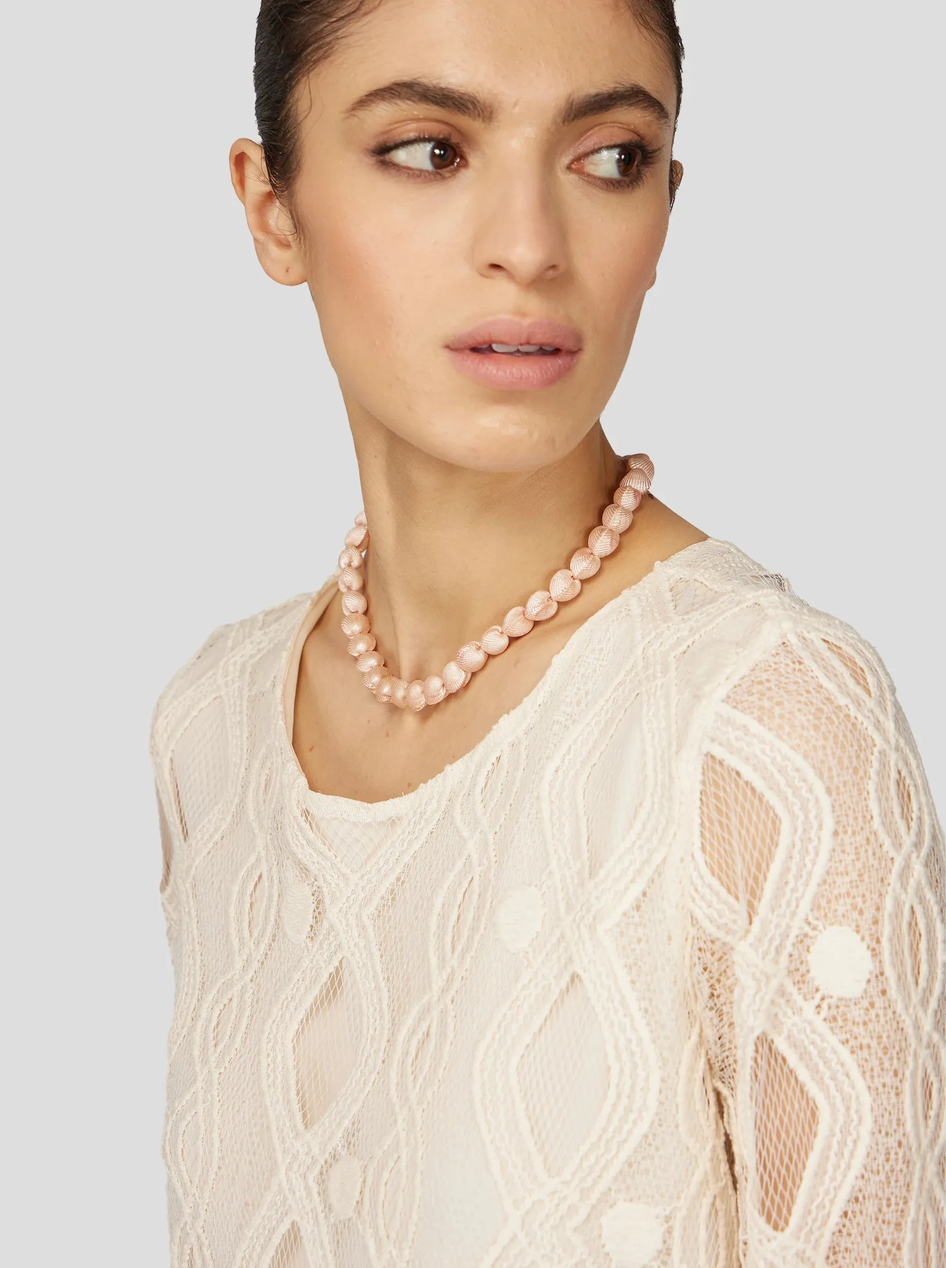 Marshall Dress in Shetland Lace