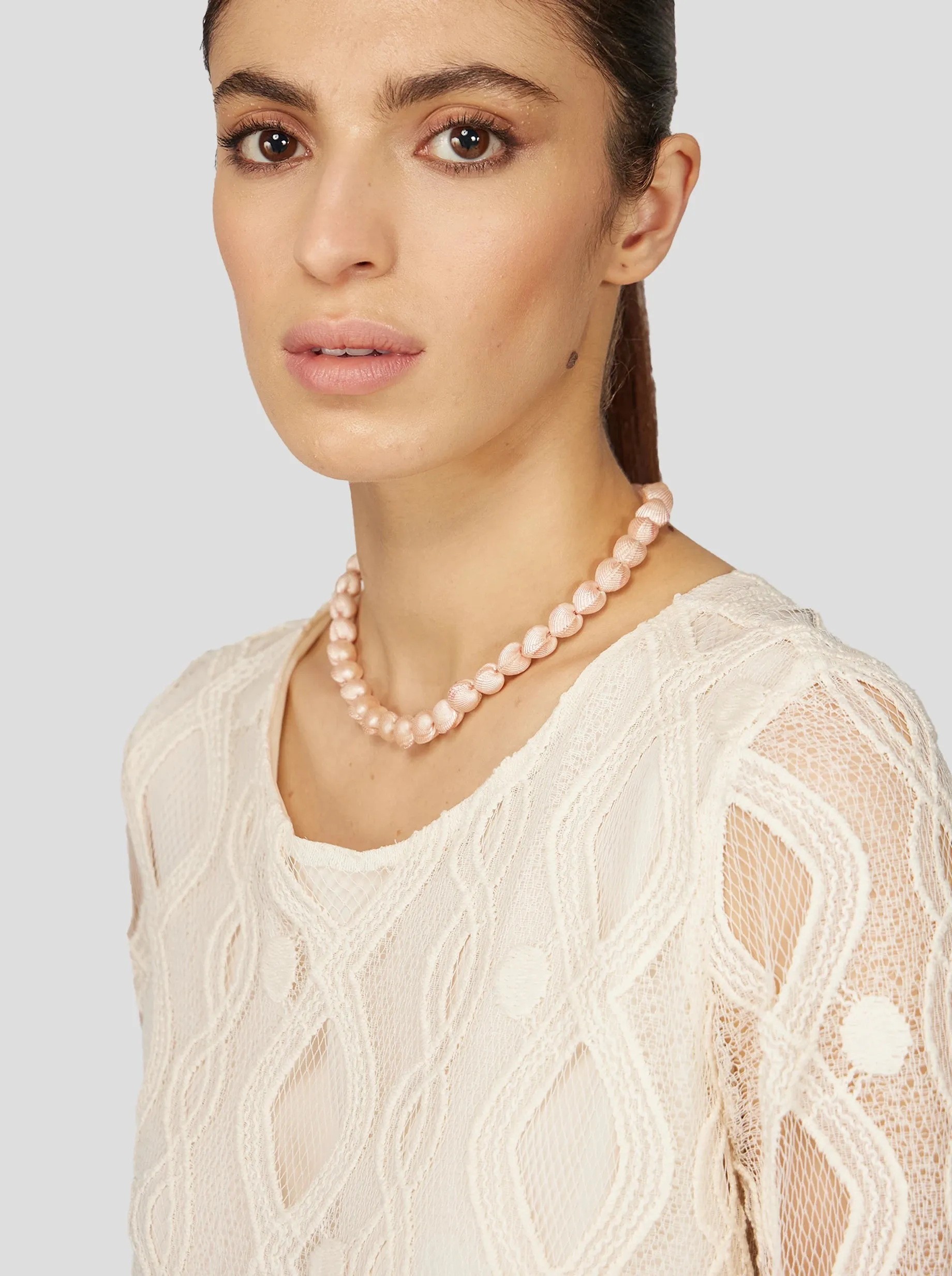 Marshall Dress in Shetland Lace