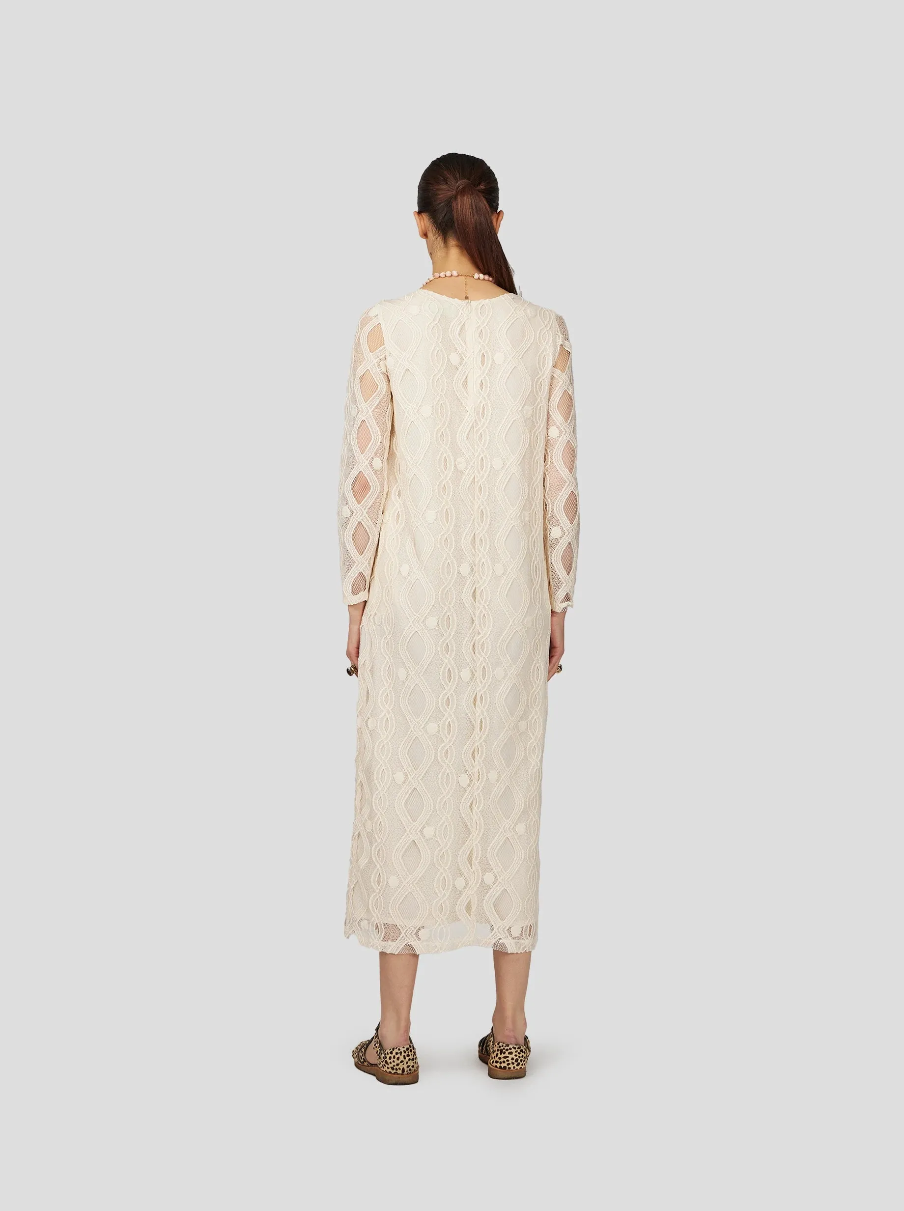 Marshall Dress in Shetland Lace