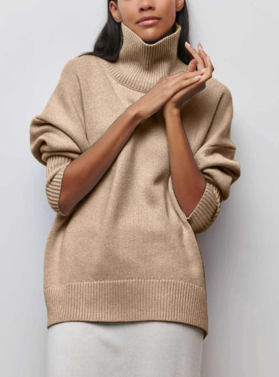Oversized Turtleneck Sweater
