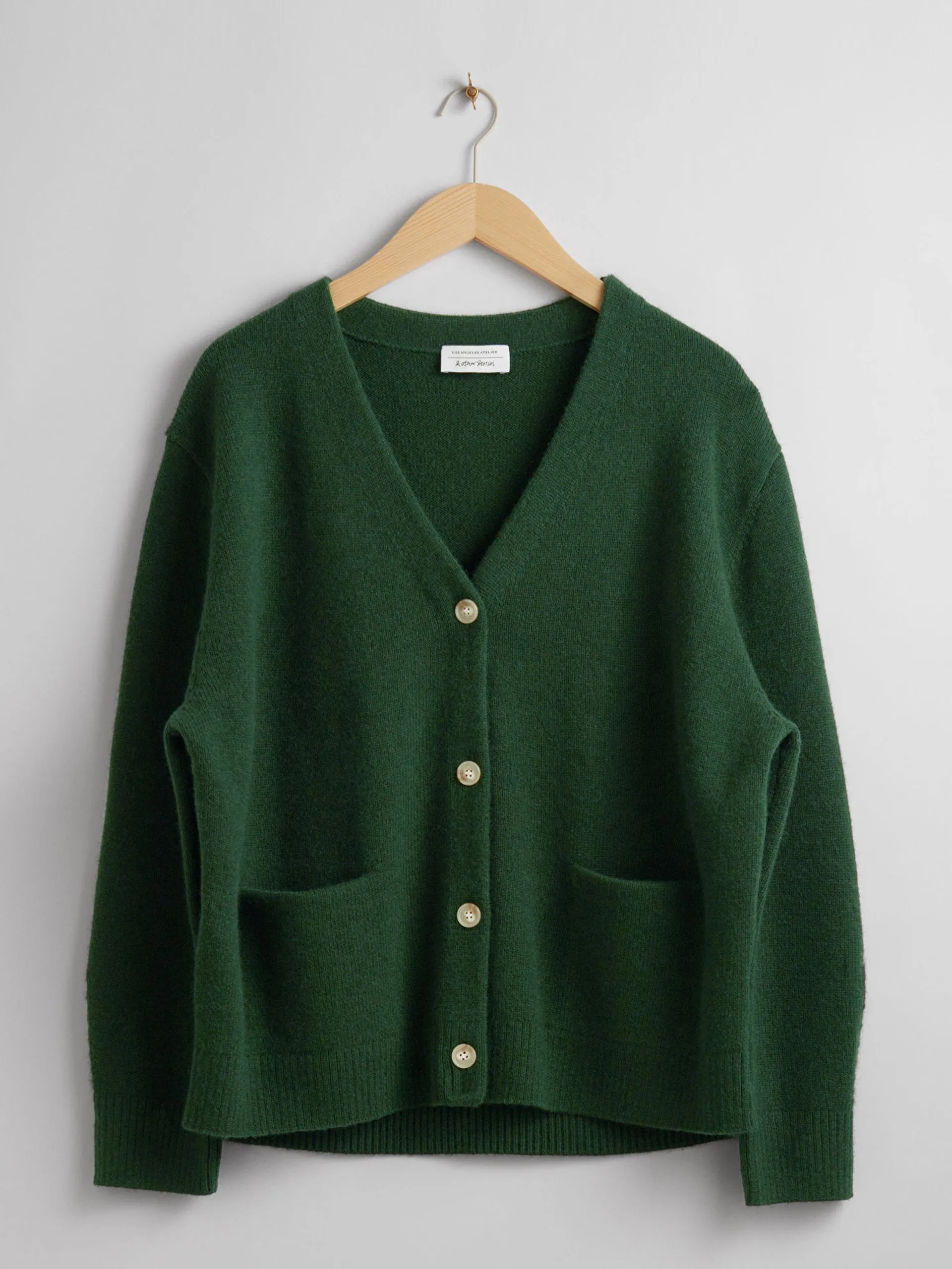 Oversized wool cardigan