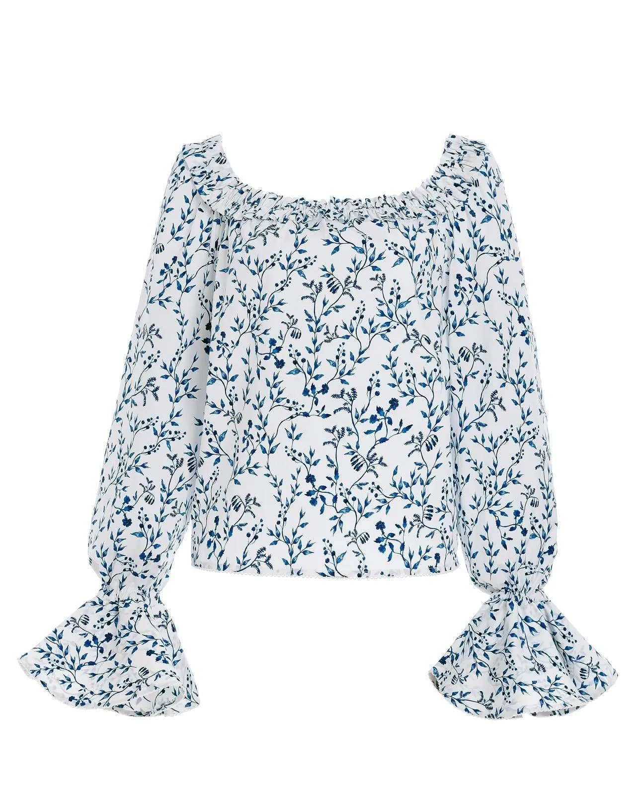 Pina Off-The-Shoulder Floral Blouse