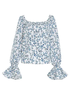 Pina Off-The-Shoulder Floral Blouse