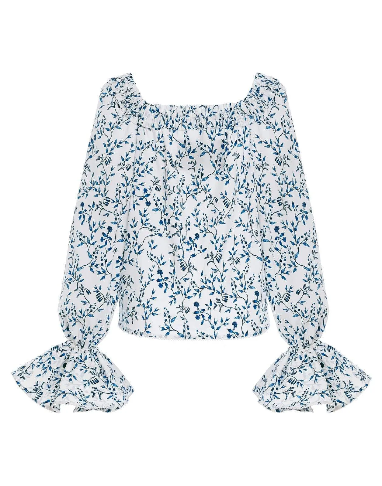 Pina Off-The-Shoulder Floral Blouse