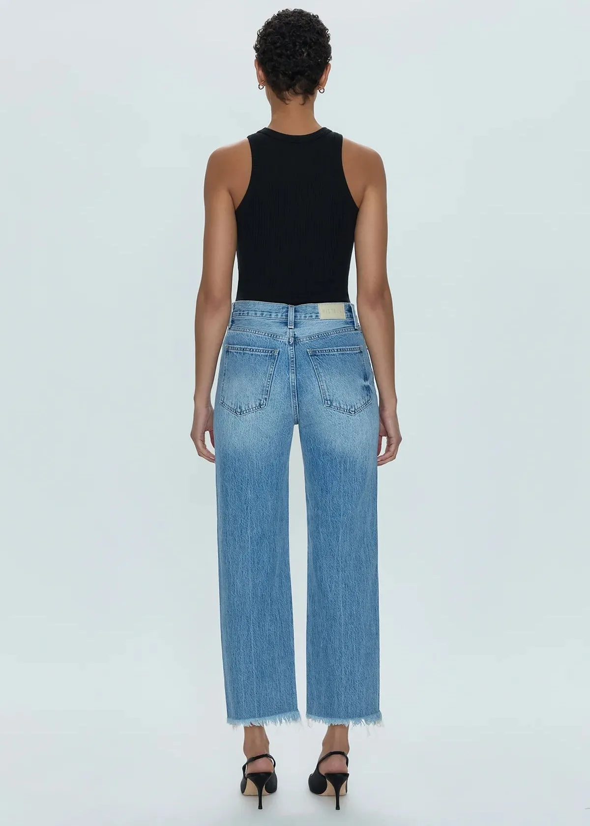 Pistola Cassie Super High Rise Straight Jean - Era Vintage
