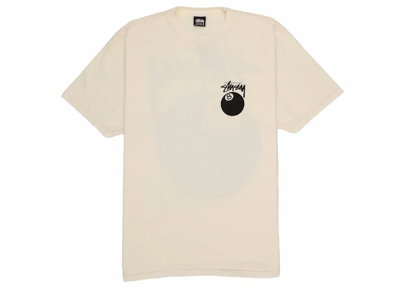 Stussy 8 Ball Pigment Dyed Tee Natural