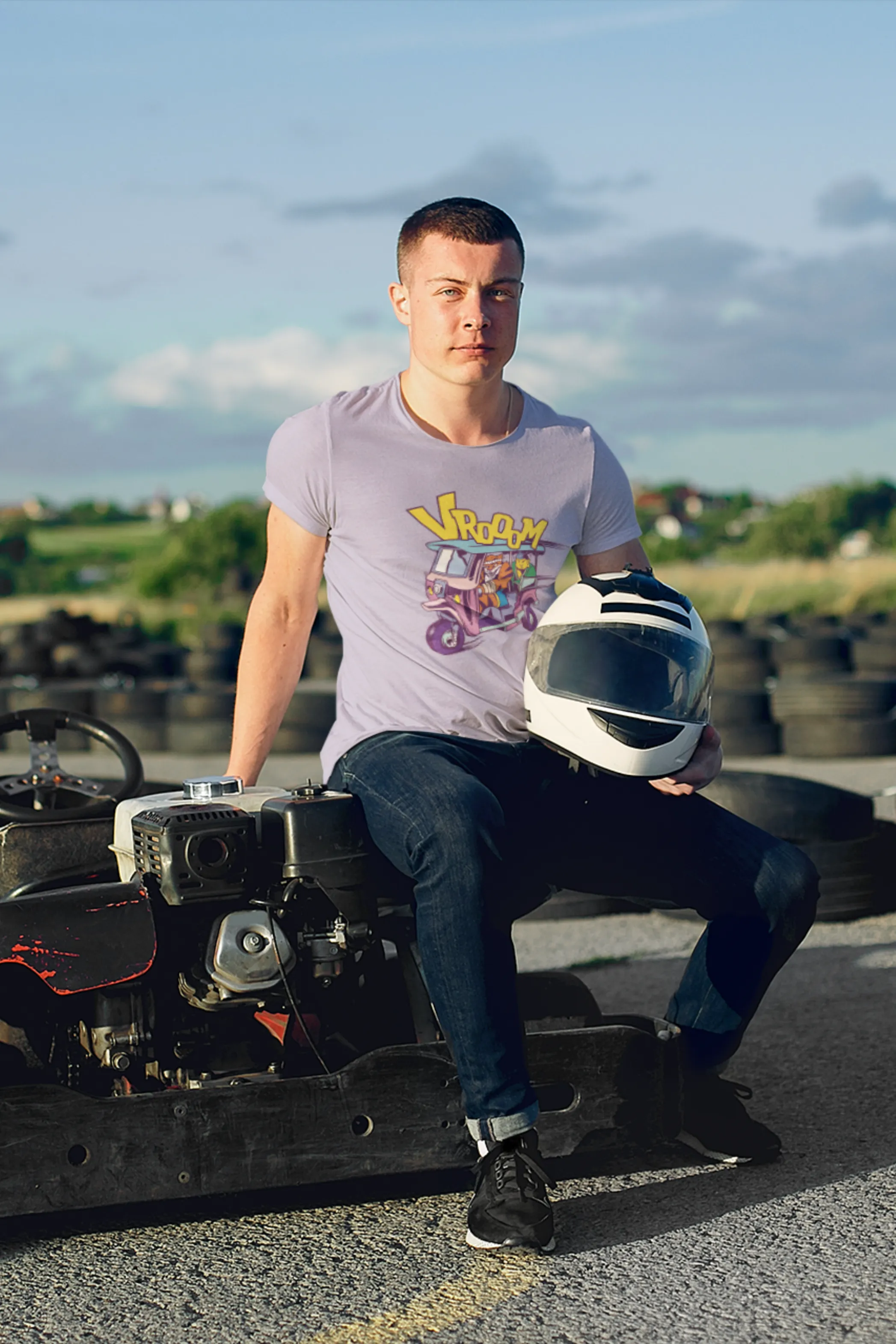 Tiger Rickshaw Printed T-shirt for men