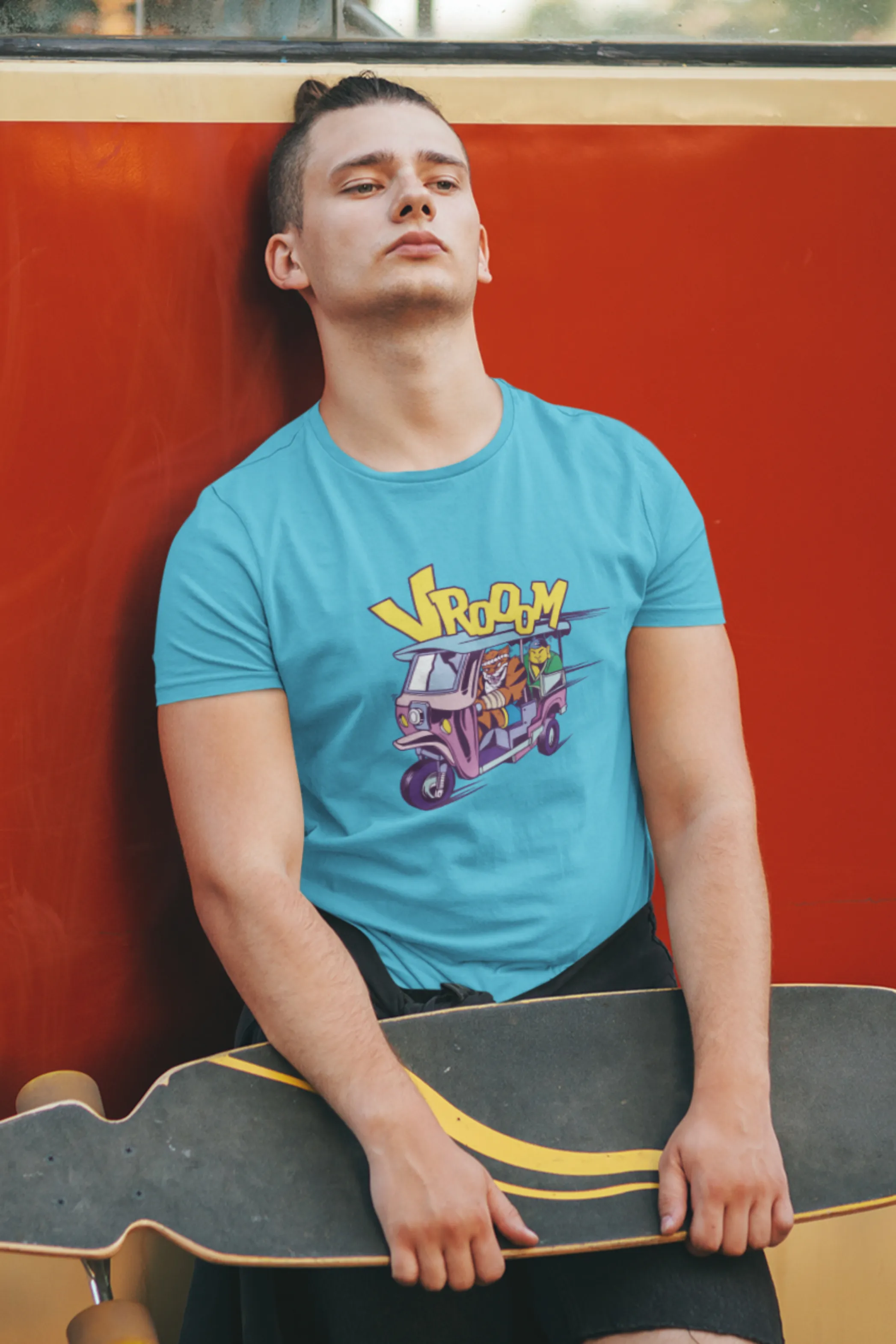 Tiger Rickshaw Printed T-shirt for men
