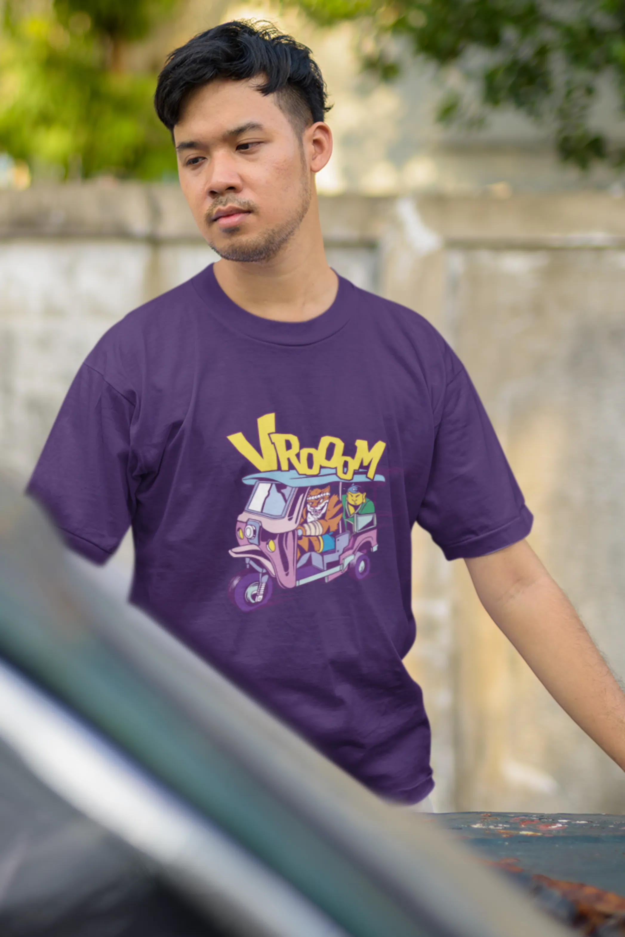 Tiger Rickshaw Printed T-shirt for men