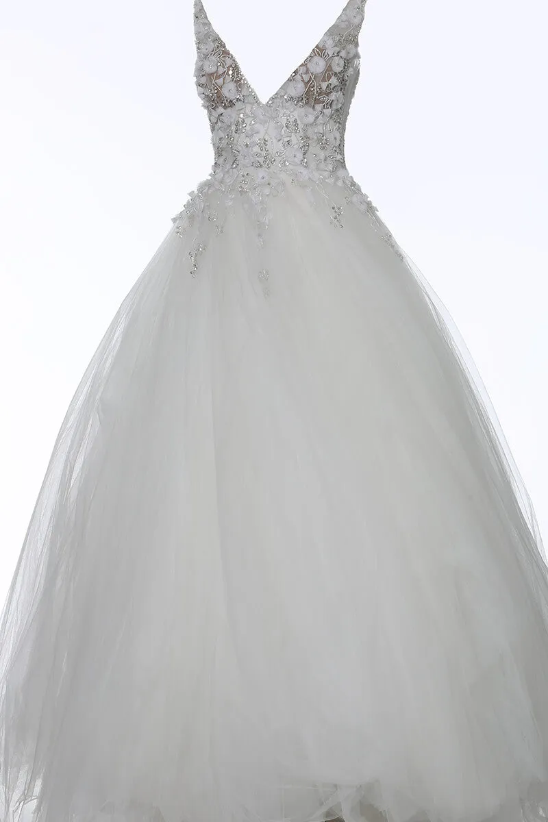 Tulle Sleeveless A-line Gown by Jovani 3110