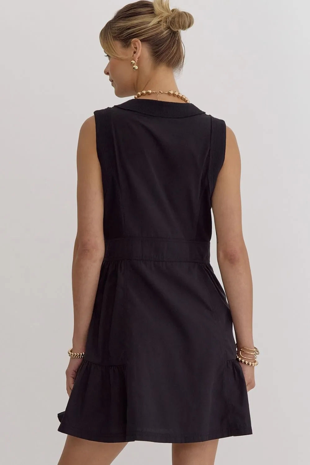 Zipper Front Dress